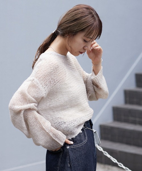 「COLONY 2139」 長袖ニット FREE ピンク レディース_画像5