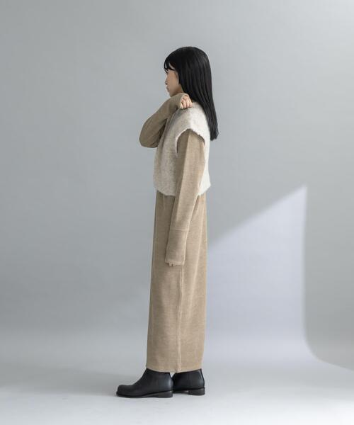 KBF（ケービーエフ） ワンピース 「WEB限定」ニットSETカットソー