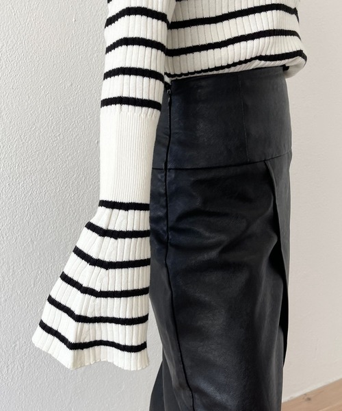 「wee9s」 長袖ニット FREE ブラック レディース_画像3