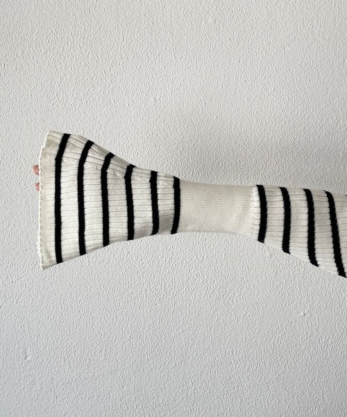 「wee9s」 長袖ニット FREE ブラック レディース_画像9