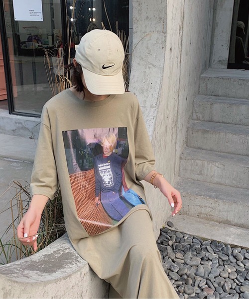 「meJane」 半袖ワンピース FREE ブラック レディース_画像7