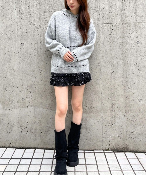 3.3 FIELD TRIP ニット セーター 3.3 Field Trip／ステッチフード