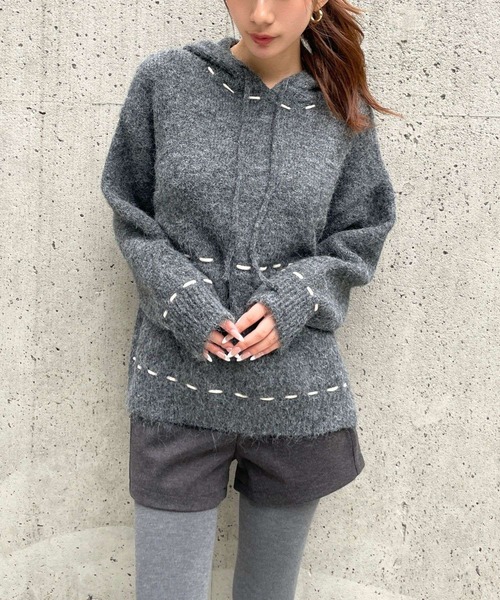 3.3 FIELD TRIP ニット セーター 3.3 Field Trip／ステッチフード