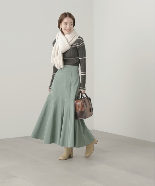 「N.（N. Natural Beauty Basic）」 ストール フリ- ホワイト レディース_画像2