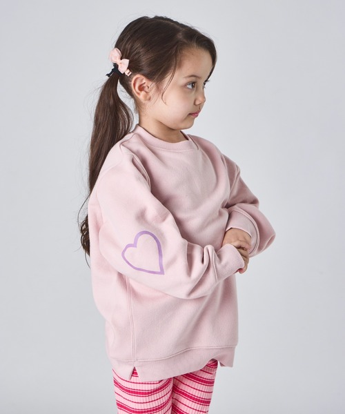 pairmanon（ペアマノン） トレーナー 「ぬくふわ」ガールズ 袖ワン