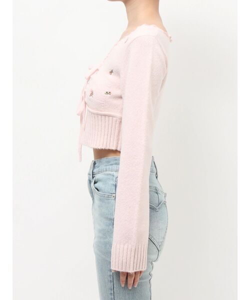 RESEXXY ニット セーター フラワーエンブロイダリーニットトップス