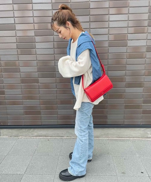 「reca」 長袖カットソー FREE グリーン系その他 レディース_画像8