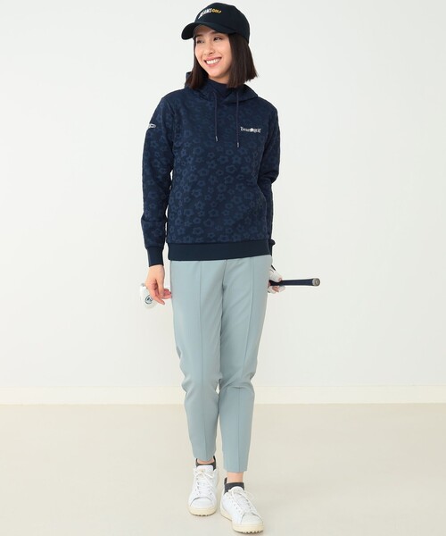 ビームスゴルフ　レディース　ネイビー　プルオーバー BEAMS GOLF（ビームス ゴルフ） プルオーバーパーカー MEDIUM ネイビー