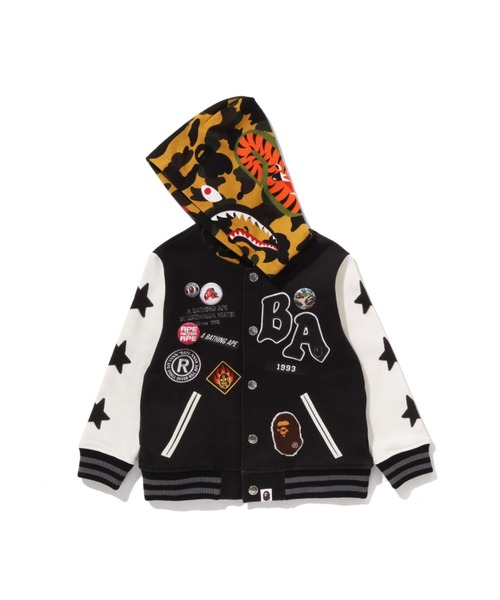 希少 A・BATHING APE フードコート A BATHING APE（アベイシングエイプ） ミリタリージャケット モッズ