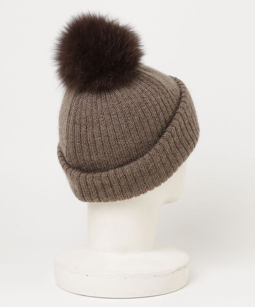CA4LA（カシラ） ニットキャップ ONESIZE ブラウン レディース