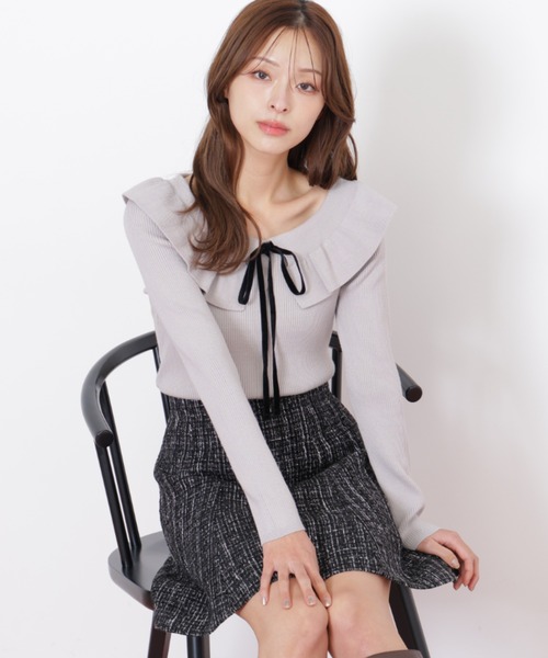 完売品！ジルバイジルスチュアートリブレーシーズニット 楽天市場】【SALE／50%OFF】リブレーシーズ ニット JILL by JILL