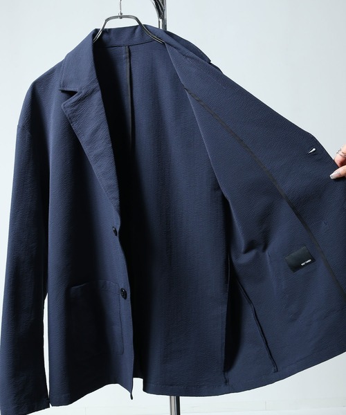「Nilway」 テーラードジャケット MEDIUM ネイビー メンズ_画像8