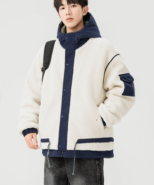 aimoha（アイモハ） ナイロンジャケット ボアジャケット (AW) メンズ