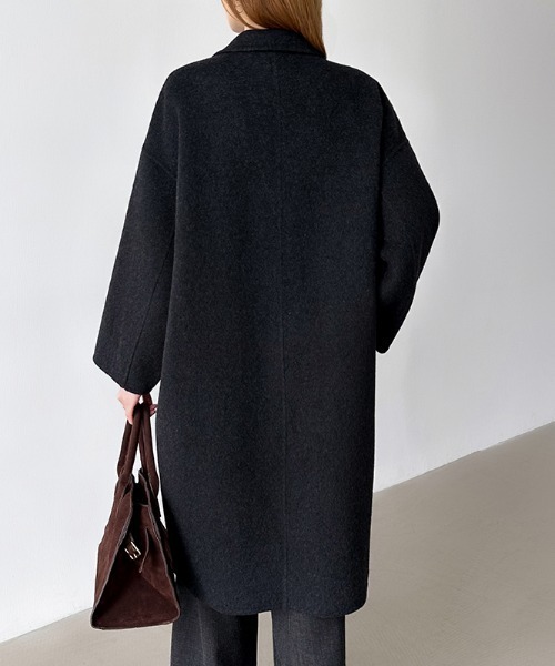 定価27,000円　新品♡　ウールワイドチェスターコート　コクーン　ロング COCOMOMO コート チェスターコート ウールコート ロング チェスター