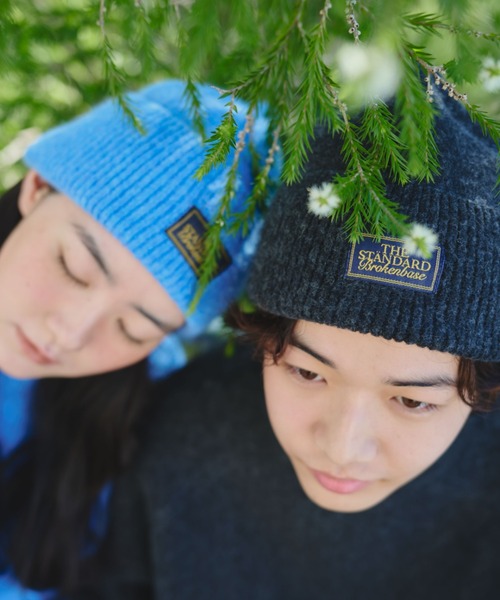 YanYan ビーニー ニット帽 YANYAN CHECK EXTRALONG ビーニー｜トゥモローランド 公式サイト