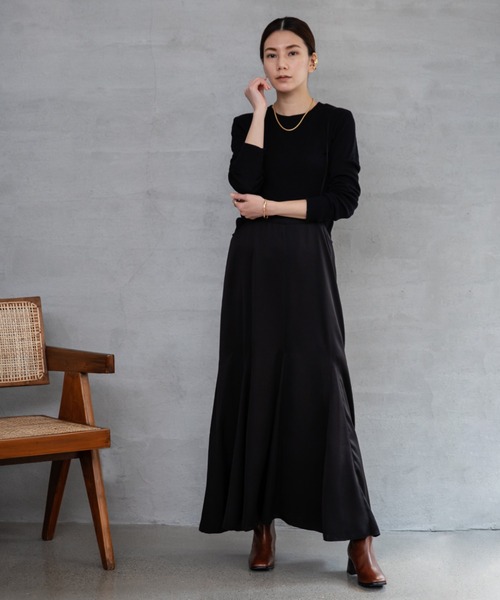 Curensology（カレンソロジー） サロペットスカート FREE カーキ