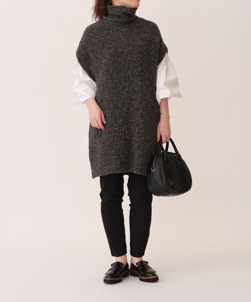 BEARDSLEY（ビアズリー） ニットベスト FREE グレー レディース