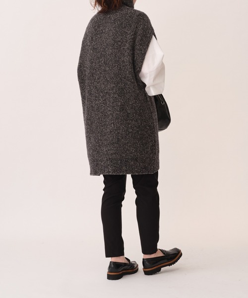 BEARDSLEY（ビアズリー） ニットベスト FREE グレー レディース