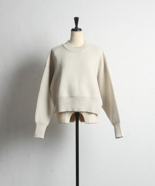 「&. NOSTALGIA」 長袖ニット FREE アイボリー レディース_画像5