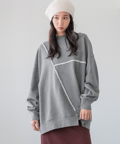 [LOWRYS FARM] тренировочный cut and sewn 2 белый женский 