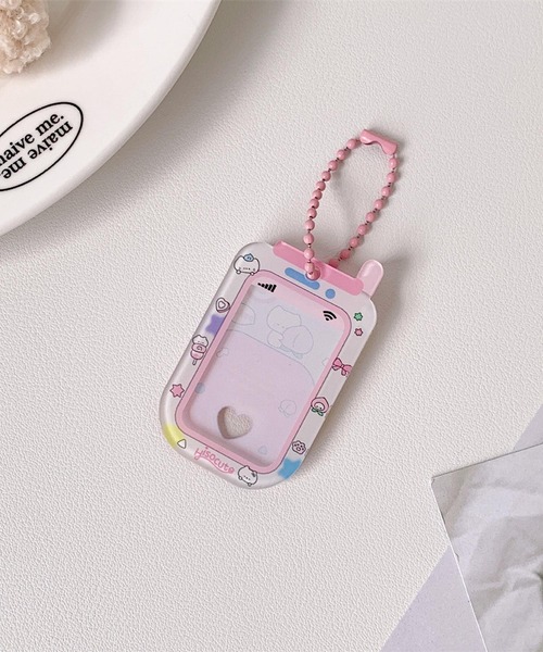 VIBGYOR ポーチ oshipic/推し活 レトロスマホ風 ミニトレカ 証明写真