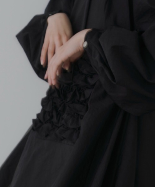 「PERNA」 長袖ワンピース LARGE ホワイト レディース_画像4