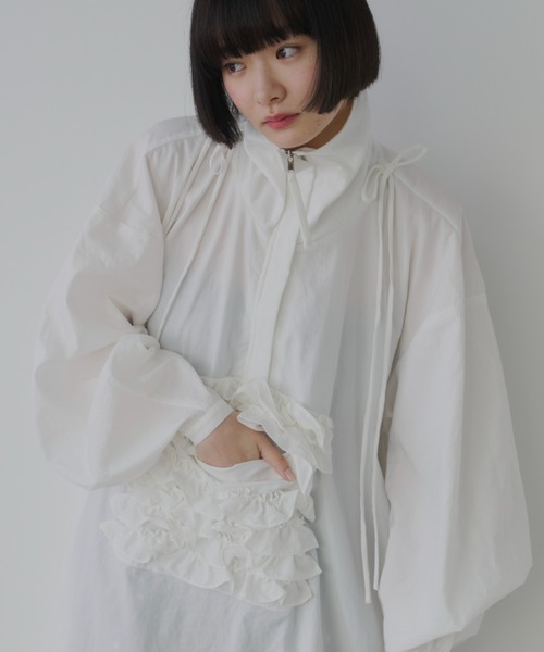 「PERNA」 長袖ワンピース LARGE ホワイト レディース_画像8