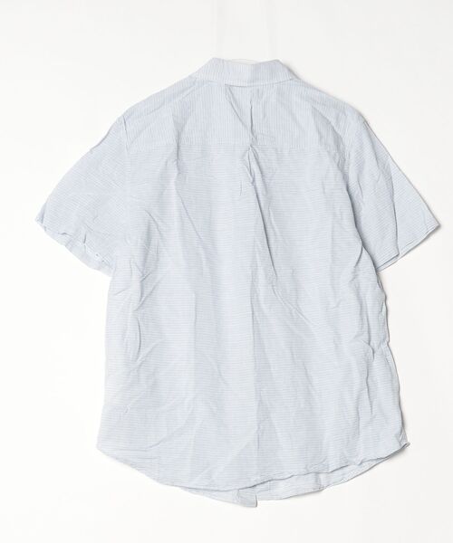 「OUTERKNOWN」 半袖シャツ L ブルー メンズ_画像2