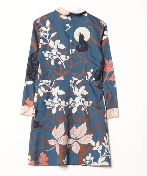 「PAUL&JOE SISTER」 シャツワンピース 36 ネイビー レディース_画像2