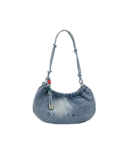 Desigualデシグアルデニム×レザー2WAYバッグ　ショルダーバッグ Desigual（デシグアル） ショルダーバッグ バッグ デニム ラージ