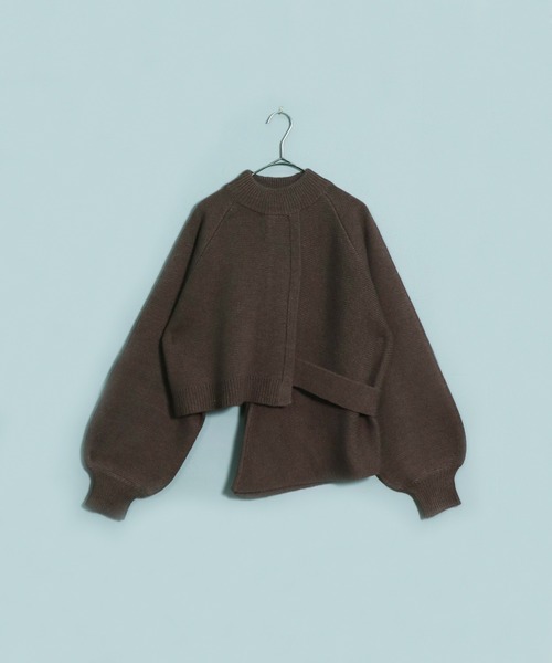 「&g'aime」 長袖ニット FREE ブラック レディース_画像2