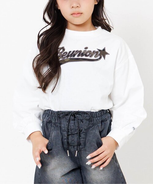 algy（アルジー） tシャツ アソートロゴワッペンロンT キッズ 子供服