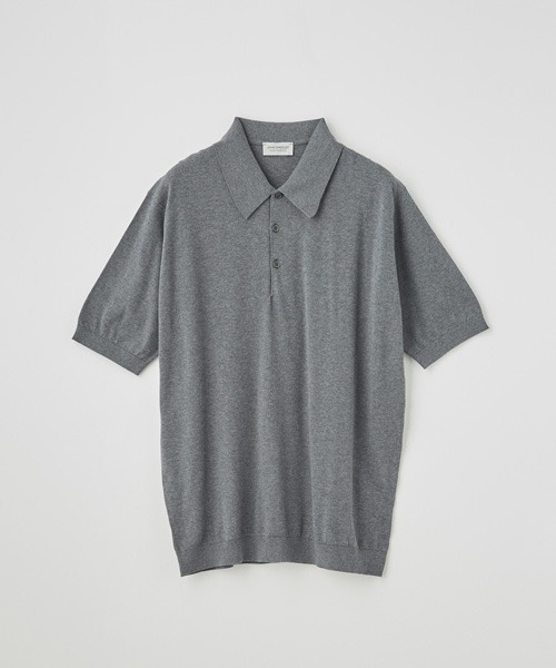 JOHN SMEDLEY（ジョンスメドレー） ポロシャツ 半袖コットンニット