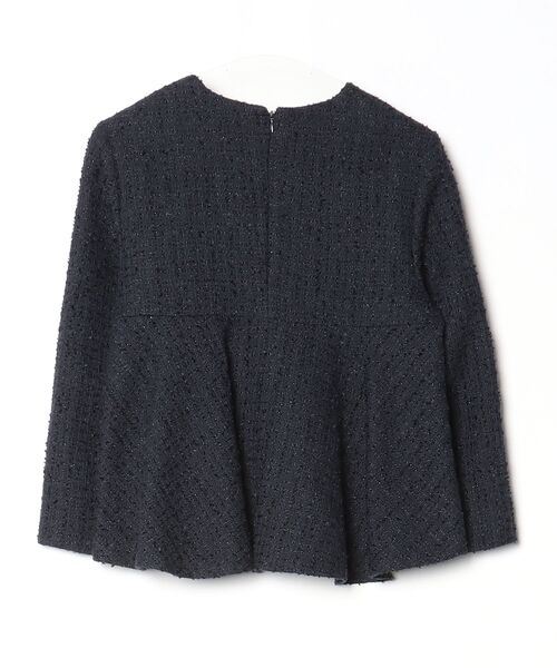 「Demi-Luxe BEAMS」 長袖ブラウス 38 ネイビー レディース_画像2