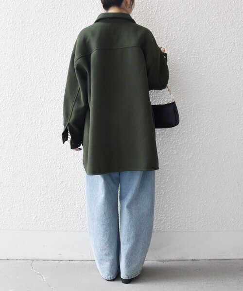 「SHIPS any」 ジャケット ONE SIZE オリーブ レディースの画像