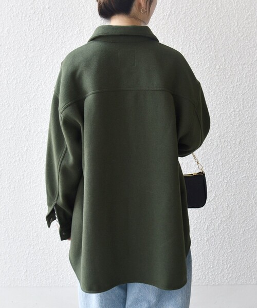 「SHIPS any」 ジャケット ONE SIZE オリーブ レディースの画像