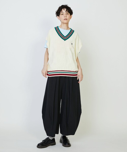 FRAPBOIS PARK ベスト ジレ ニットベスト レディース メンズ