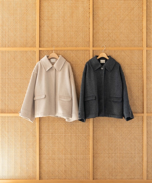 hinari（ヒナリ） コート SMALL ベージュ レディース : ZOZOTOWN Yahoo