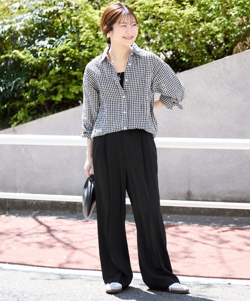 「SLOBE IENA」 パンツ 38 ブラック レディース_画像2