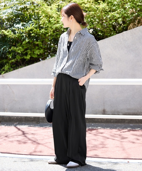 「SLOBE IENA」 パンツ 38 ブラック レディース_画像3