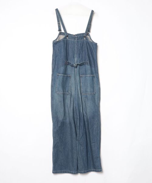 「Johnbull」 オーバーオール LARGE ブルー レディースの画像