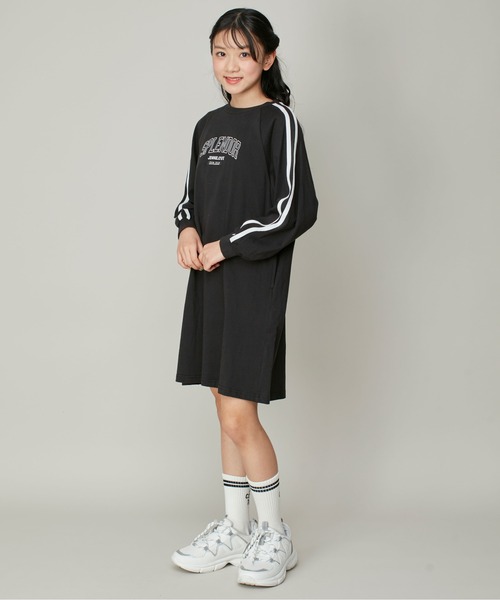 「JENNI love」 「KIDS」長袖ワンピース 160cm サックスブルー キッズ_画像3