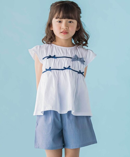 BeBe Petits Pois Vert（ベベ プチ ポワ ヴェール） セットアップ