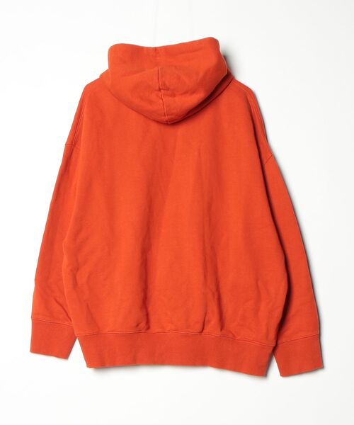 「TOMMY JEANS」 プルオーバーパーカー X-LARGE オレンジ メンズ_画像2