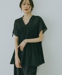 ブラウス シャツ 夏 半袖 エアリーリラックス...の詳細画像5