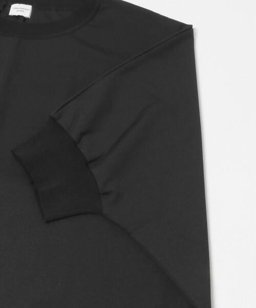 tシャツ ニットドッキングドルマン プルオーバー レディースの画像