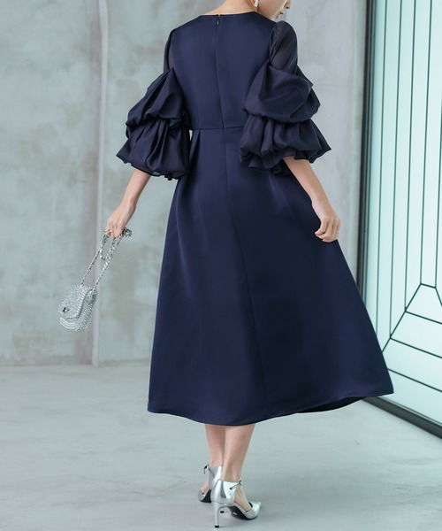 「RUIRUE BOUTIQUE」 長袖ワンピース S ブラック レディースの画像