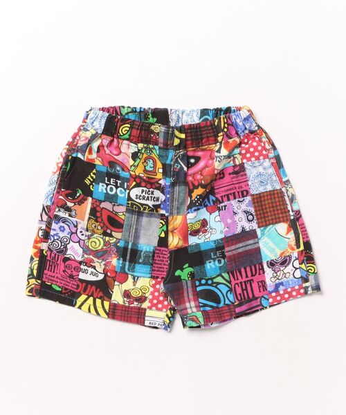 ヒステリックミニ半袖&長袖&半ズボン&パンツ100から130 HYSTERIC MINI（ヒステリックミニ） ハーフパンツ パンツ CRAZY QUILT