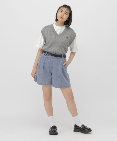 GLOBAL WORK（グローバルワーク） ワイドパンツ パンツ アソートベルト