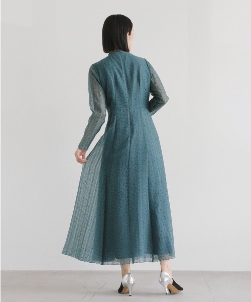 「kaene」 長袖ワンピース 36 イエロー レディース_画像5